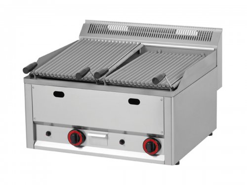 Gas Lavasteingrill, 2 Heizzonen, 2 Roste, BTH 66 x 60 x...
