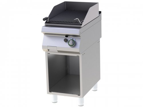 Lavasteingrill Gas, offener Unterbau, BTH 40 x 73 x 100,7 cm