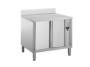 W�rmeschrank mit Schiebet�ren, Bautiefe 60 cm, mit...