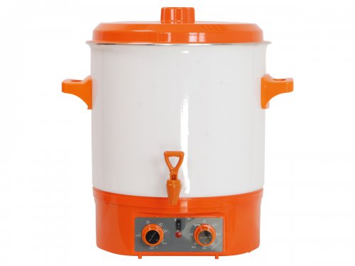 Einkochautomat/Glhweintopf, orange, Inhalt 27 Liter, BTH...