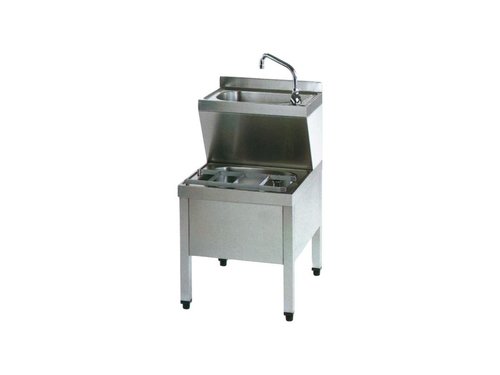 Handwasch-Ausgussbeckenkombination 500 x 600 x 850 mm