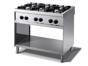 Gasherd mit 6 Brenner 30KW, 3 x 4kW, 3 x 6kW,...