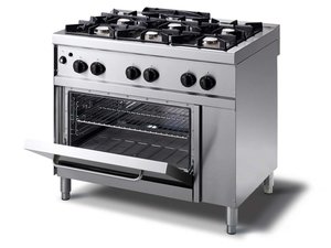 Gasherd mit 6 Flammen 30kW, 3 x 4kW, 3 x 6kW,...