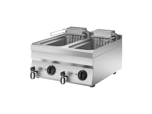 Snack 600 Doppelfritteuse Elektro 2x 10 Liter mit...