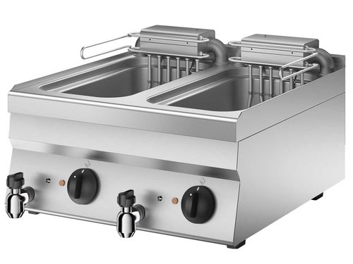 Snack 600 Doppelfritteuse 2x 10 Liter Elektro 18 kW mit...