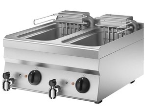 Snack 600 Doppelfritteuse 2x 10 Liter Elektro 18 kW mit...