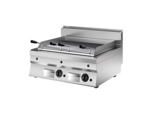 Lavasteingrill, Gas, Auftischger�t, 800 x 650 x 295/490 mm