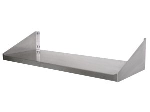 Wandbord Edelstahl, BxT 1400 x 400 mm