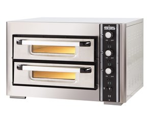 Pizzaofen, 2 Backkammern fr je 4 Pizzen  300 mm, BTH 870x820x780 mm