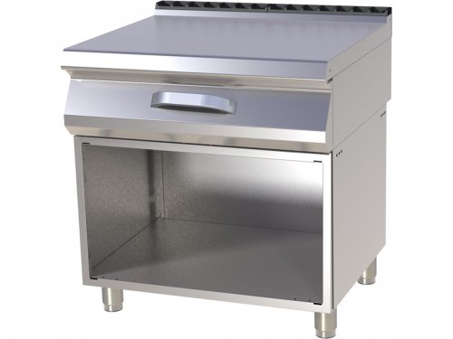 Arbeitsplatte Neutralelement mit Schublade GN 2/1, BTH 80...