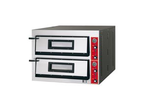 Pizzaofen fr 2 x 4 Pizzen 36cm, Edelstahl, 1010 x 850 x...