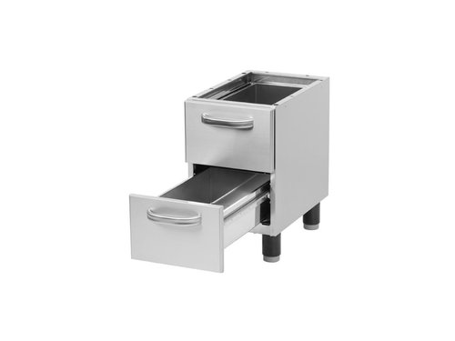 Untergestell mit 2 Schubladen 330x530x570-630 mm
