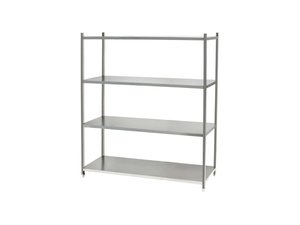 Regal, Edelstahl, Traglast je Boden max.150 kg, BTH 160 x...