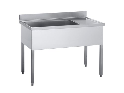 Spltisch mit 1 Becken links und Abtropfflche, BTH 160 x...