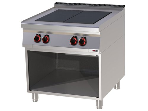 Elektroherd mit offenem Unterbau, 800x900x900 mm, 4...