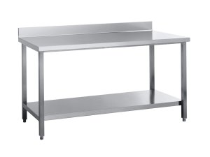 Arbeitstisch mit Aufkantung und Grundboden, 100 x 70 x 85 cm