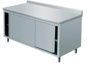 Arbeitsschrank mit doppelwandigen Schiebetren, mit...