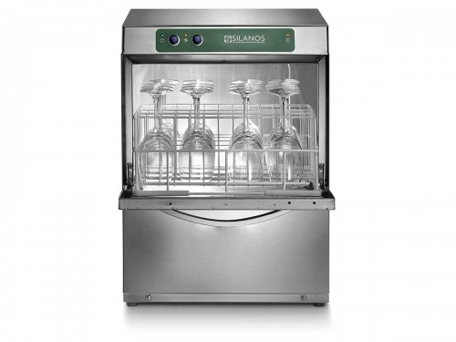 Gl�sersp�lmaschine SVELTINA, Korbma� 35 x 35 cm, doppelwandig, BTH 42 x 47 x 58 cm