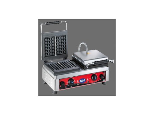 Waffeleisen fr 4 Waffeln, 580x320x300 mm, Brsseler...