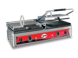 Kontaktgrill - oben/unten gerillt, Grillflche 2x 36 x 27 cm