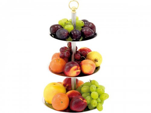 Etagere, 3-stufig, Hhe 42 cm