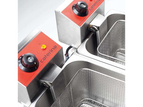 Doppel-Fritteuse CATERINA, 2x 3 Liter, Auftischgert, BTH...