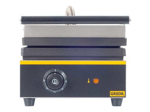 Waffeleisen, Gusseiesenplatten keramikbeschichtet, BTH 255 x 410 x 265 mm  