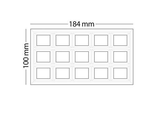 Waffeleisen, Brsseler Waffelform, 230V/1,6 kW 305 x 440...