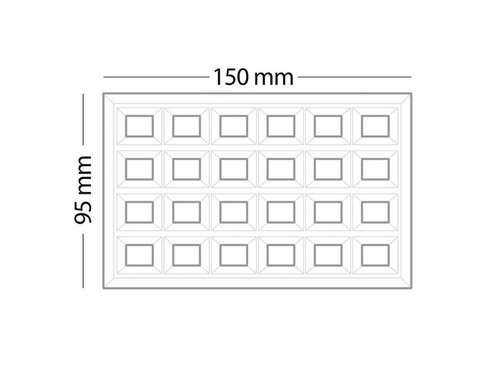 Waffeleisen, Ltticher Waffelform, 230V/1,6 kW 305 x 440...