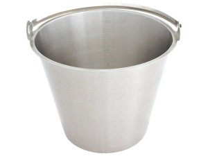 Edelstahleimer, mit Ma�einteilung, 10 Liter