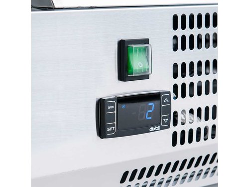 Pizzak�hlaufsatz TOM14G, f�r 6 x GN 1/4 (H�he 150 mm), BTH 1400 x 335 x 435 mm