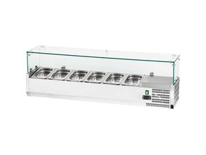 Pizzak�hlaufsatz TOM14G, f�r 6 x GN 1/4 (H�he 150 mm),...