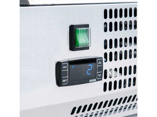 Pizzak�hlaufsatz f�r 7 x GN 1/4 (150 mm) 800 x 335 x 435 mm