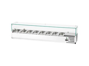 Pizzak�hlaufsatz f�r 7 x GN 1/4 (150 mm) 800 x 335 x 435 mm