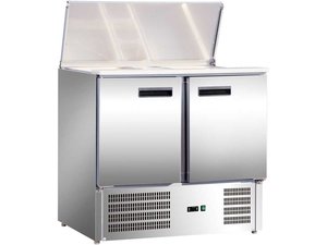 Saladette mit 2 Tren und Teleskopdeckel, fr 10 x GN...