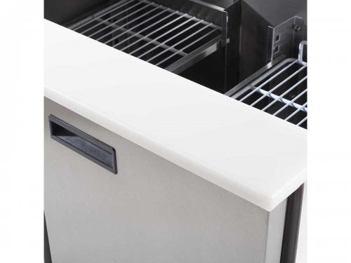 Saladette mit Teleskopdeckel, drei Tren, fr 16 x GN 1/4...