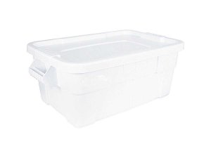 Vorratsbeh�lter mit Deckel, Farbe wei�, Inhalt 53 Liter,...