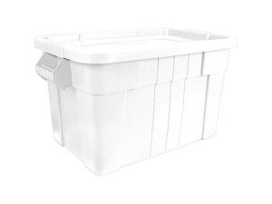 Vorratsbeh�lter mit Deckel, Farbe wei�, Inhalt 79 Liter,...