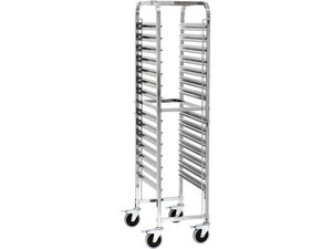 Tablettwagen aus Edelstahl, passend fr 14 x GN 1/1, 380...