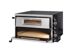 Gredil Pizzaofen mit 2 Backkammern fr 8 Pizzen  35 cm,...