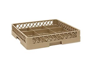 Splkorb  fr Glser und Tassen 9 Fcher 500 x 500 mm
