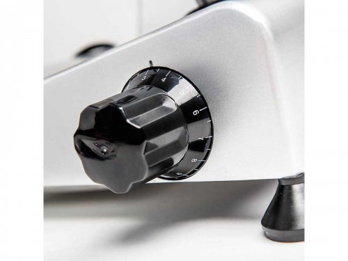 Aufschnittmaschine, Messer 250 mm, Schnittstrke 0-10 mm, BTH 38 x 49 x 38 cm