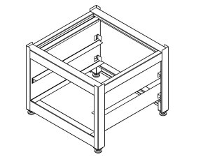 Untergestell fr GE-Geschirrsplmaschinen