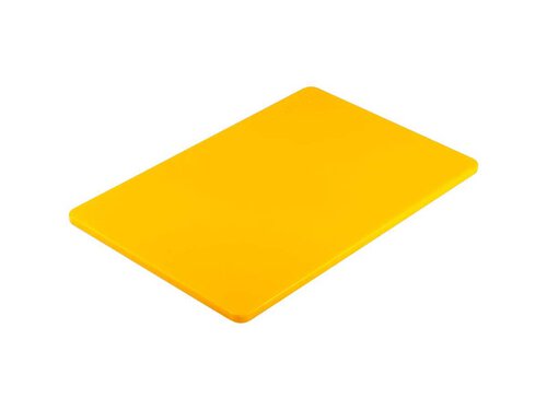 Schneidbrett, HACCP, Farbe gelb, 450 x 300 x 13 mm (BxTxH)