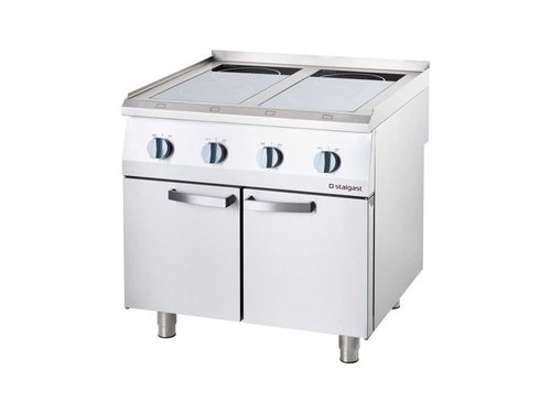 Induktionsherd 4-Kochstellen  250 mm, 14 kW, 400V, 800 x...