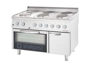 Elektroherd mit Umluft-Backofen, 6-Platten, 6x2,6kW,...