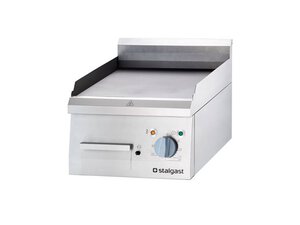 Elektro-Griddleplatte, Grillfl�che glatt, Auftischger�t, BTH 400 x 700 x 850 mm