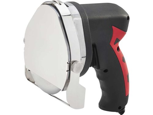 Elektrisches Gyros- und Dnermesser mit rutschfestem Griff, Messer  100 mm