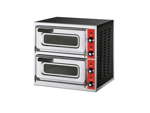 Pizzaofen klein und kompakt mit zwei Kammern fr Pizzen...