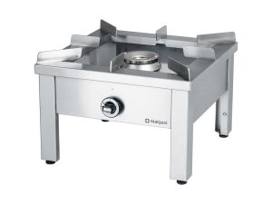 Gas-Hockerkocher mit 11 kW Brenner und Edelstahl...